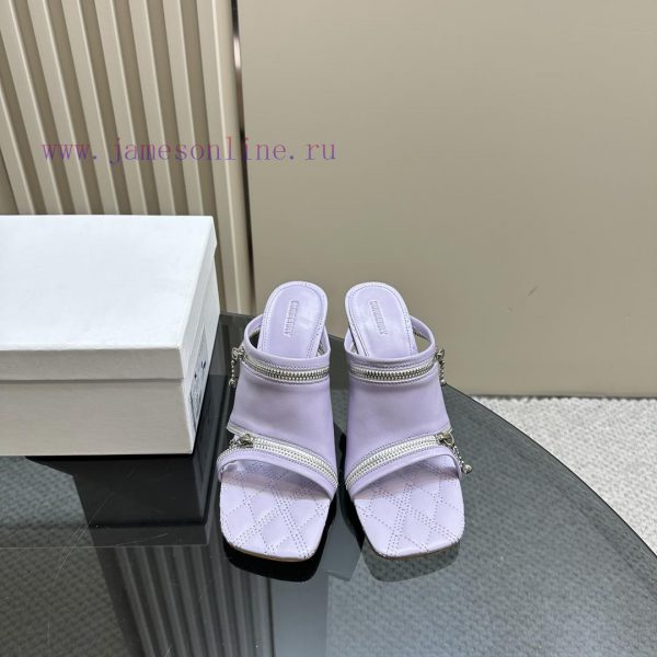 BURBERRY | SS24 Women's New SandalsShoe upper sandals, made of glossy leather fabric and fealt6br55u - Image 3