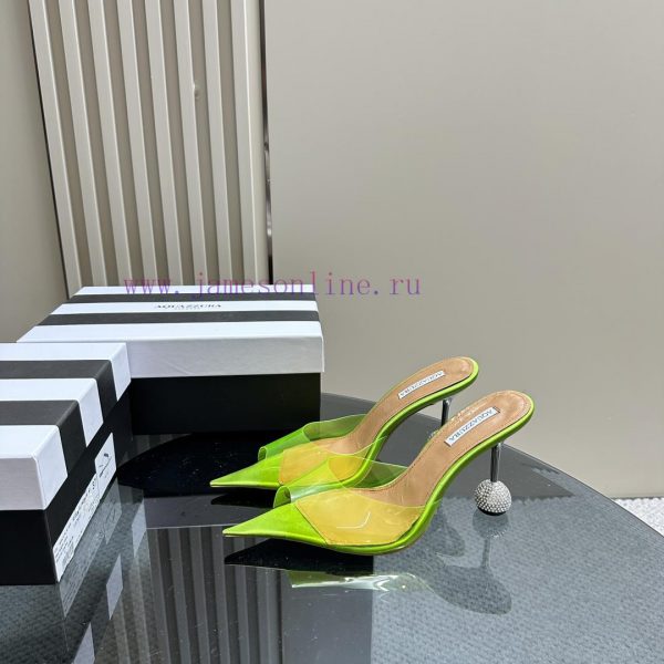 Aquazzura 2024 Spring/Summer New Soleil Series Film High Heel Diamond SandalsFull of charm, 43cndcsu