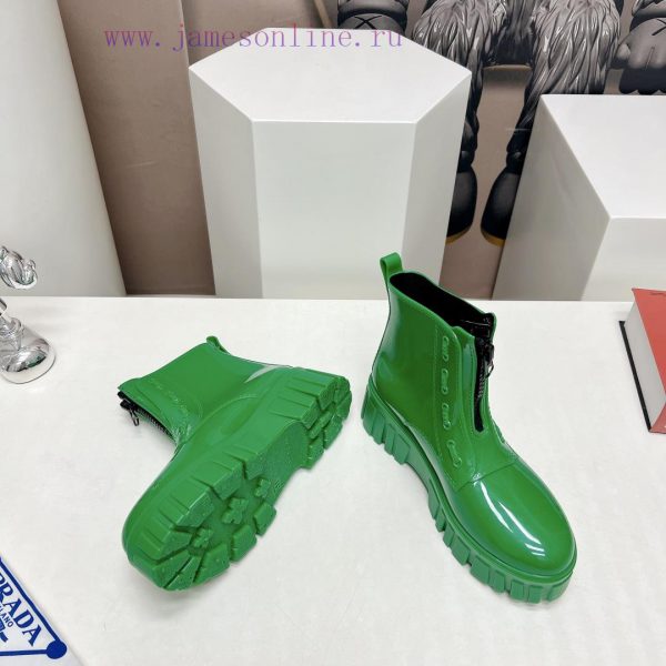 Top tierPrada 24vs Spring Latest Hot SeriesRound toe thick soled rain bootsNumerous internet0bjhrq2b - Image 5
