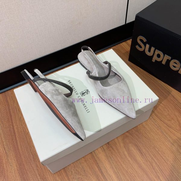 The classic inspiration of BRUNELL CUCINELL rear air flat sandals defines the modern and elezdcp1cna - Image 6