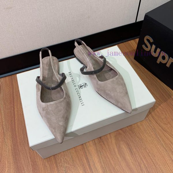 The classic inspiration of BRUNELL CUCINELL rear air flat sandals defines the modern and eleuwsxopuf - Image 8