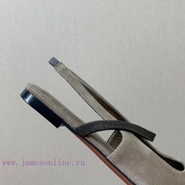 The classic inspiration of BRUNELL CUCINELL rear air flat sandals defines the modern and eleuwsxopuf - Image 9