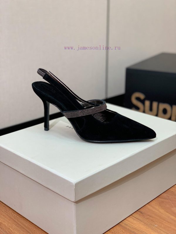 The classic inspiration of BRUNELL CUCINELL rear air sandals defines the modern and elegant pl10ztmw - Image 4
