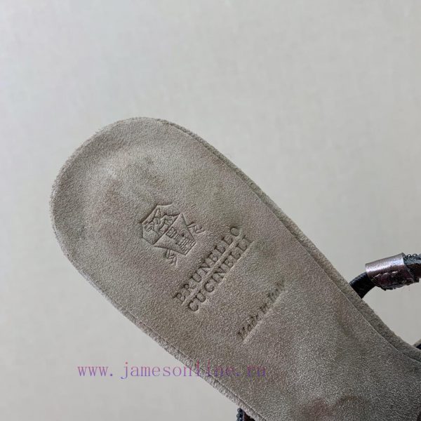 The classic inspiration of BRUNELL CUCINELL rear air sandals defines the modern and elegant qtk5xcn4 - Image 8