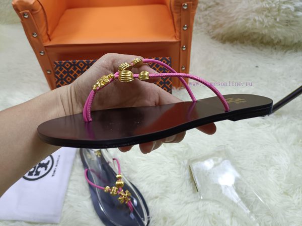 20612-3 Toribechi flat bottomed sandals, made of cowhide fabric, available in black, red, piktj4mehy - Image 4
