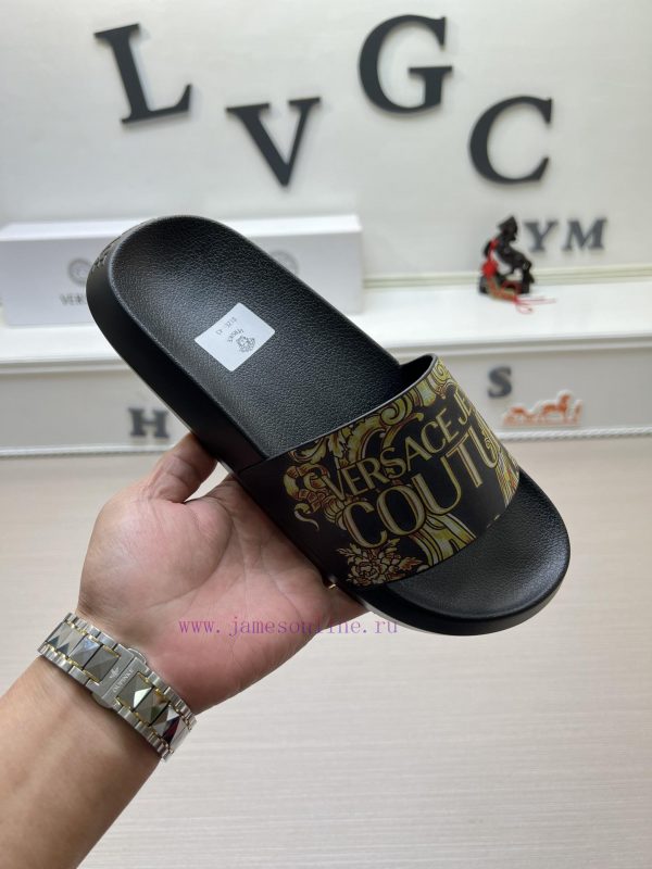Versace slippers men's high-end brand official website 11 latest masterpiece original mold cfpvdapp2
