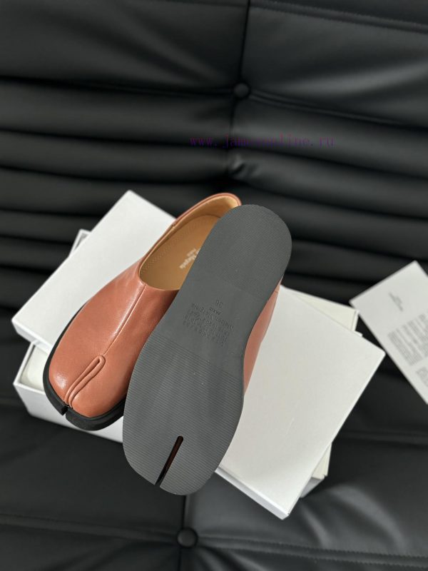 High quality Maison Margiela MM6 split toe shoes Tabi Italian vegetable tanned sheepskinFor 8u5j6ogq - Image 6