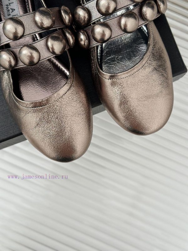 AlAIA | Classic retro pearl Mary Jane shoes from AlAIAFull of girlish style, with both moderfnggsd9c - Image 8
