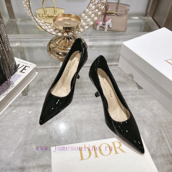 //Dior pointed high-heeled single shoesDior 2024 Summer New Marie Jean Exquisite High Heels lybx3l8z - Image 3