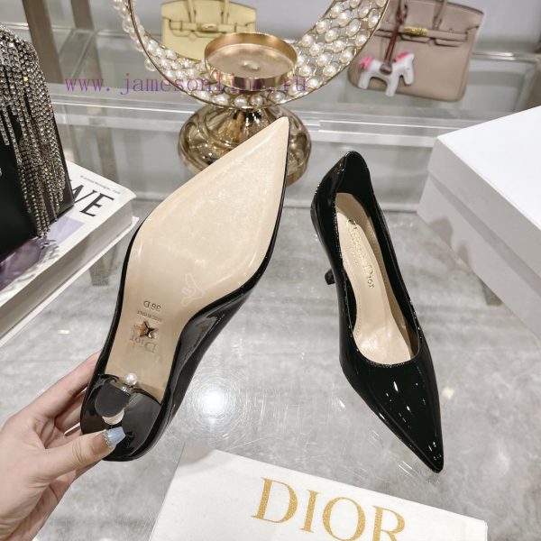 //Dior pointed high-heeled single shoesDior 2024 Summer New Marie Jean Exquisite High Heels lybx3l8z - Image 10