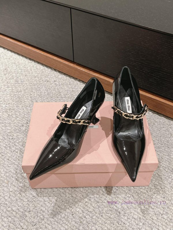 Top qualitymiumiu ss24 new arrival～MiuMiu | Classic pointed high heelsElegant yet sophistica1msipdnq - Image 4