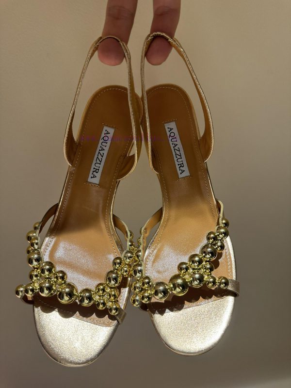 The mostAQUAZURA Big Pineapple Pearl Decorative High Heels2024 spring/summer rhinestone decos5mjna2p - Image 10