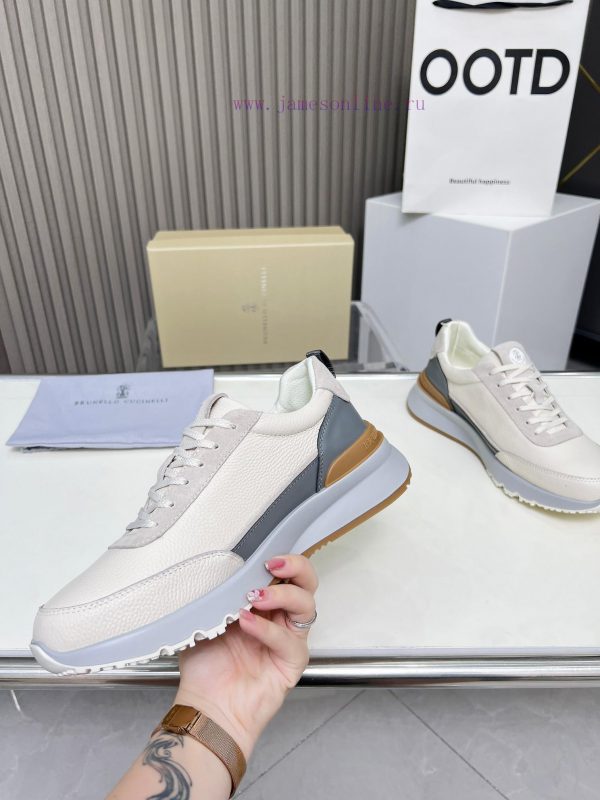 BrunelloCucinelli ? Top Four Seasons Classic Casual Men's Sports Shoes Newly Revised and Upgx3e3zdjz - Image 4
