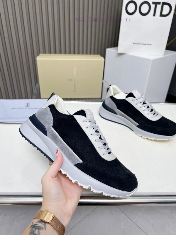 BrunelloCucinelli ? Top Four Seasons Classic Casual Men's Sports Shoes Newly Revised and Upgzhxwmnpm - Image 3