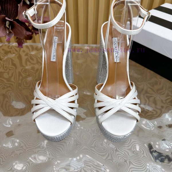 2024 Spring/Summer New AQUAZURA Zp Original Mold New Waterproof Platform High Heel Sandals——j2m1mogd - Image 6