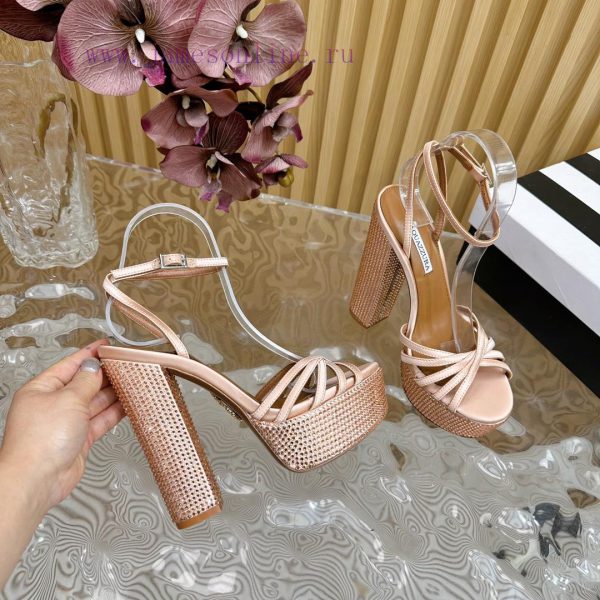 2024 Spring/Summer New AQUAZURA Zp Original Mold New Waterproof Platform High Heel Sandals——jcnokff4 - Image 8