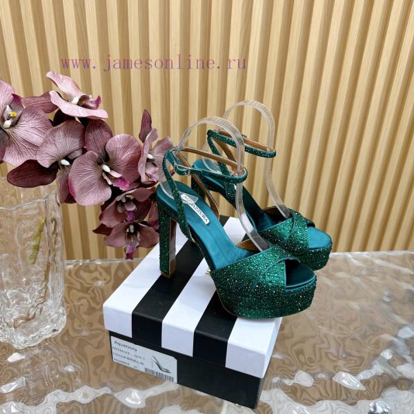 2024 Spring/Summer New AQUAZURA Zp Original Mold New Waterproof Platform High Heel Sandals——ben3z57e