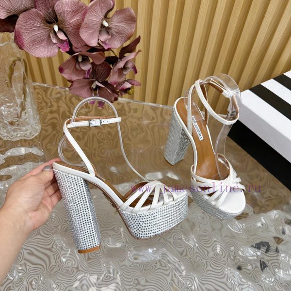 2024 Spring/Summer New AQUAZURA Zp Original Mold New Waterproof Platform High Heel Sandals——j2m1mogd - Image 10