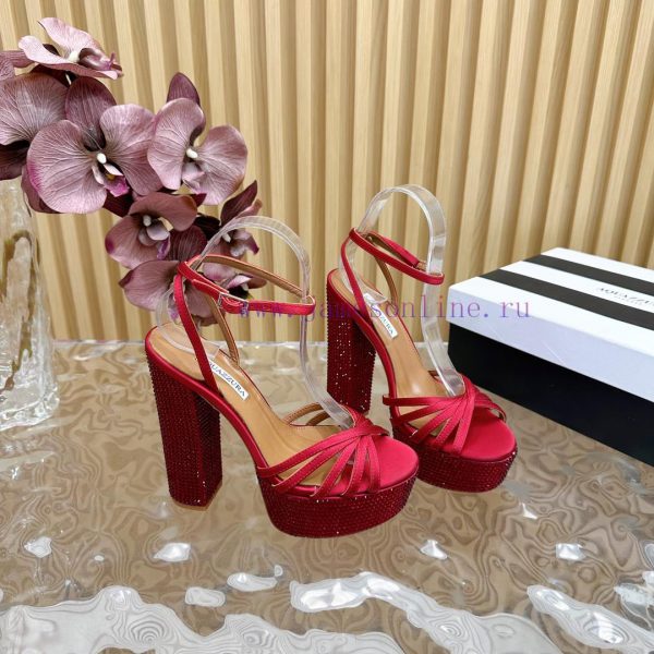 2024 Spring/Summer New AQUAZURA Zp Original Mold New Waterproof Platform High Heel Sandals——za56t0su - Image 8