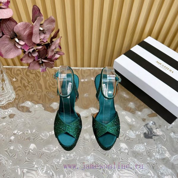 2024 Spring/Summer New AQUAZURA Zp Original Mold New Waterproof Platform High Heel Sandals——ben3z57e - Image 5
