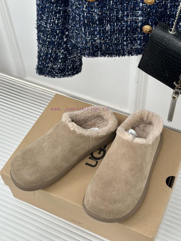 UGG Oil Chicken 24ss Autumn and Winter New Wool Baotou TowHalf dragged snow bootsSimple and y10jp52i - Image 3