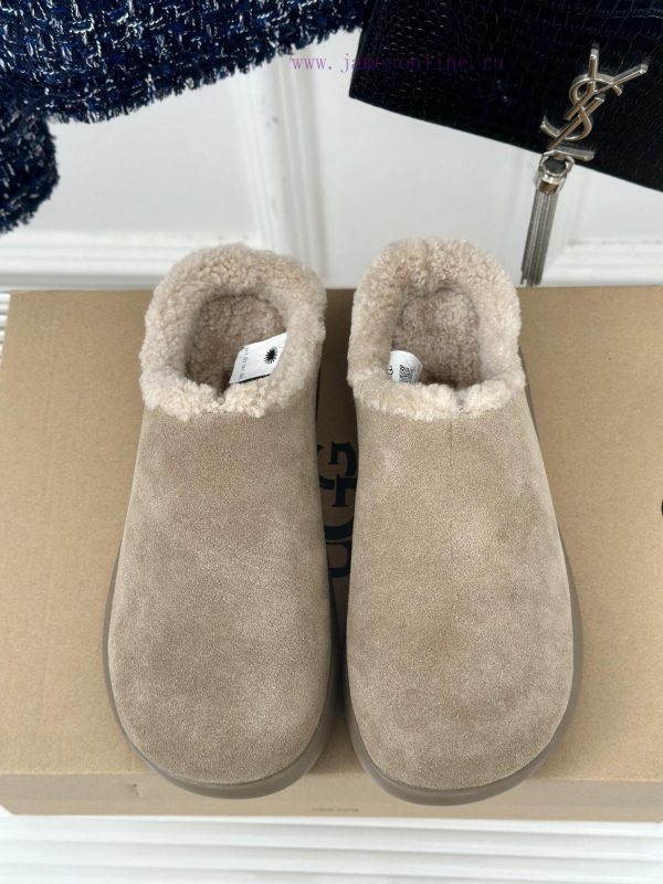UGG Oil Chicken 24ss Autumn and Winter New Wool Baotou TowHalf dragged snow bootsSimple and y10jp52i - Image 5