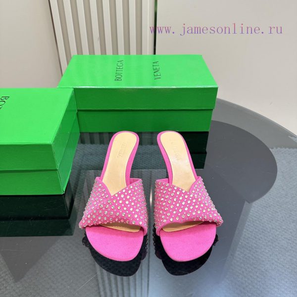 Bottega Venet* The latest and most classic woven high-heeled sandals, ins&Xiaohongshu, are wxfb382lc - Image 3