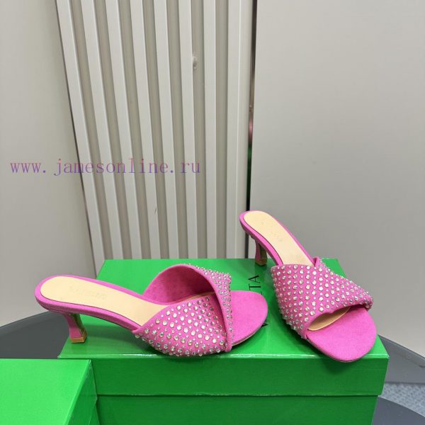 Bottega Venet* The latest and most classic woven high-heeled sandals, ins&Xiaohongshu, are wxfb382lc - Image 4