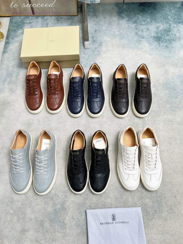 BrunelloCucinelli ? Top Four Seasons Classic Lace Skateboarding Shoes Casual ShoesPrecious i27ydqec9
