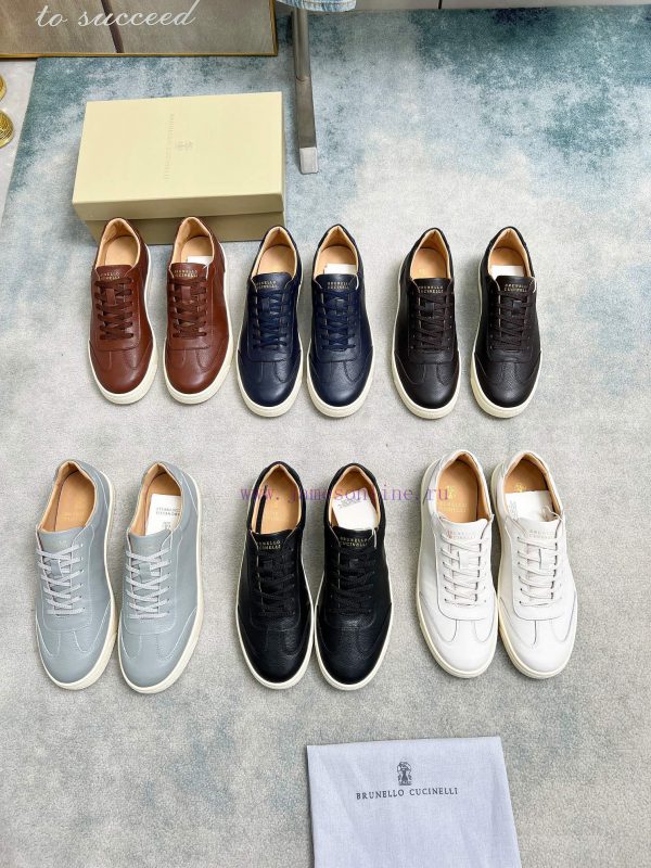 BrunelloCucinelli ? Top Four Seasons Classic Lace Skateboarding Shoes Casual ShoesPrecious ixsmi3lbr
