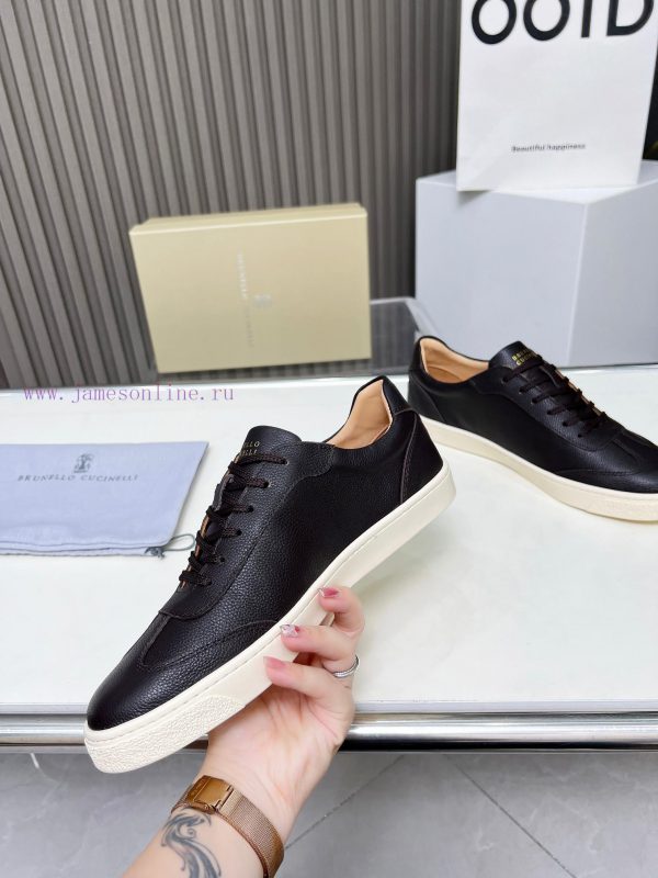 BrunelloCucinelli ? Top Four Seasons Classic Lace Skateboarding Shoes Casual ShoesPrecious i27ydqec9 - Image 3