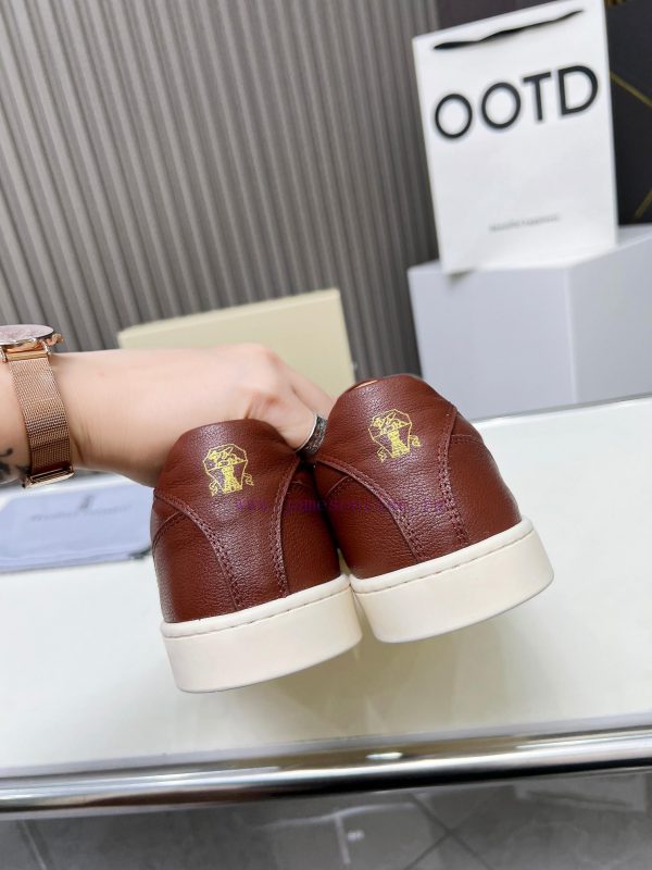 BrunelloCucinelli ? Top Four Seasons Classic Lace Skateboarding Shoes Casual ShoesPrecious i7mw67l3q - Image 6