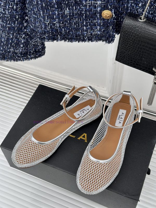 AlAIA | Classic retro mesh Mary Jane shoes from AlAIAFull of girlish style, with both modern1kfn6w0a - Image 3