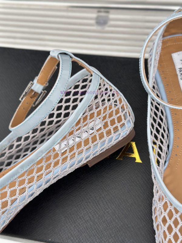 AlAIA | Classic retro mesh Mary Jane shoes from AlAIAFull of girlish style, with both modernk555v7yu - Image 7