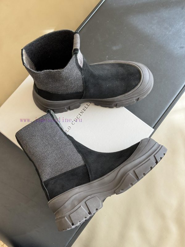 Purchasing Qualitybrunellocucinelli fw24 new arrival～BC24 Autumn/Winter Chelsea Short Boots,x8l9ht2v - Image 8