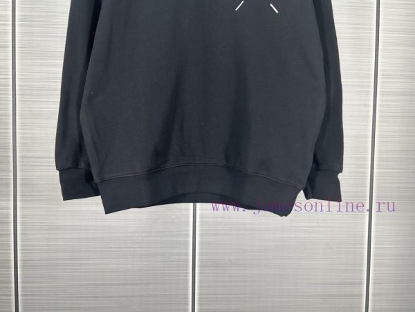 𝐌𝐚𝐢𝐬𝐨𝐧𝐌𝐚𝐫𝐠𝐢𝐞𝐥𝐚 Magira MM6 Embroidered Heavy duty Small and Medium Sized Loose Hoodie 32 Legg asf64zwy - Image 6