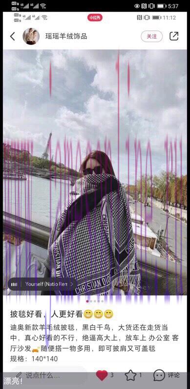 ️ CD Thousand Bird Grid Jacquard Large Scarf ️ Scarf, Shawl, and Blanket, a super stunning ososcew7m
