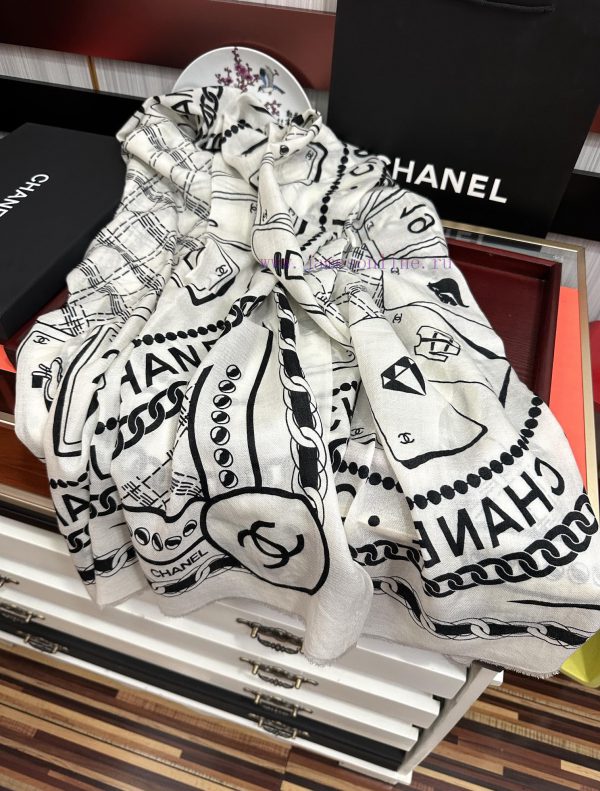 New Chanel 2024 [Proud] Sincerely praise the real cashmere long scarf, which is truly beauti4x28r4ov - Image 10