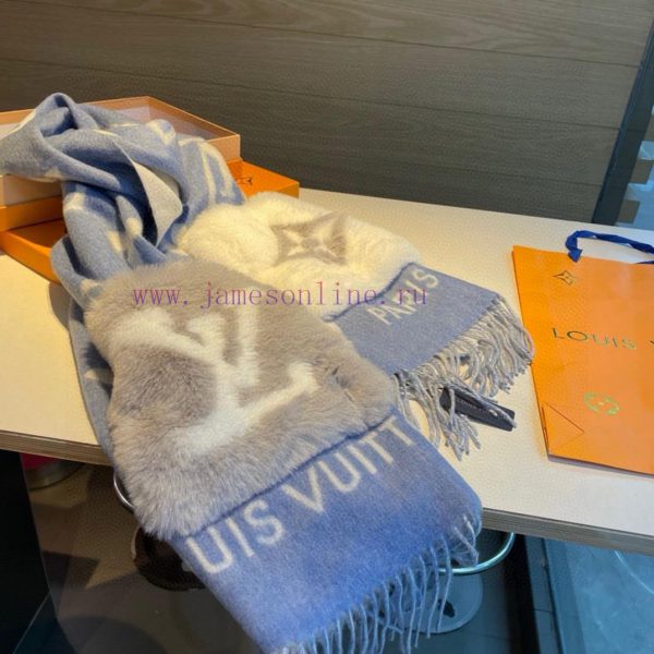 - L Pocket Cashmere Long Scarf LV New Shawl Scarf, Continuing the Winter Classic ️ Cashmere 80a3c6iy - Image 8