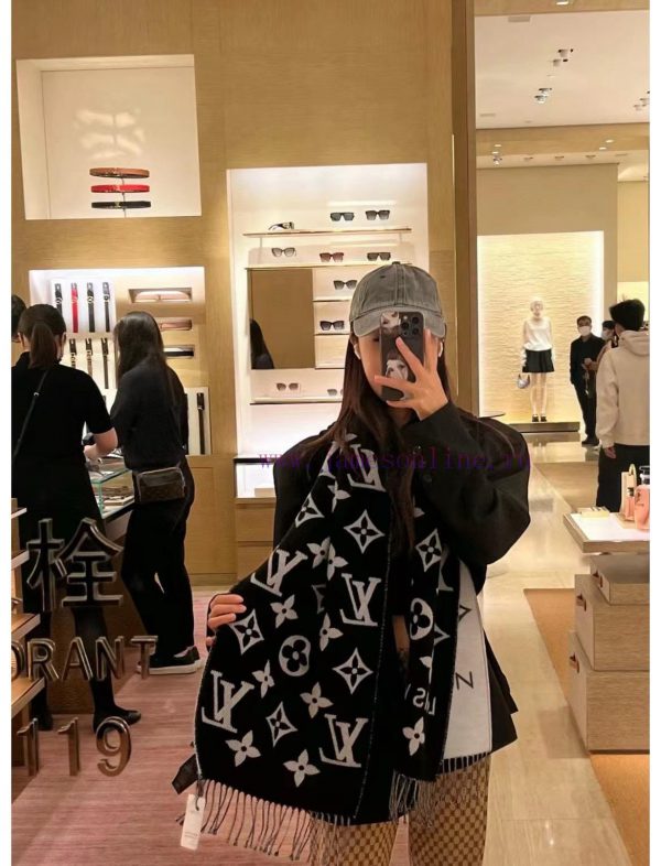️ Donkey brand essential double-sided presbyopia wool scarf~The presbyopia element is reallyi6x2byg4