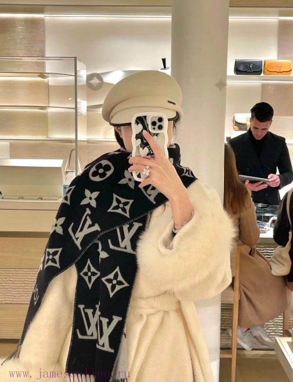 ️ Donkey brand essential double-sided presbyopia wool scarf~The presbyopia element is reallyi6x2byg4 - Image 3