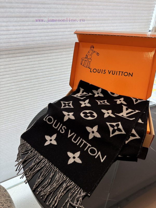 ️ Donkey brand essential double-sided presbyopia wool scarf~The presbyopia element is reallyi6x2byg4 - Image 6