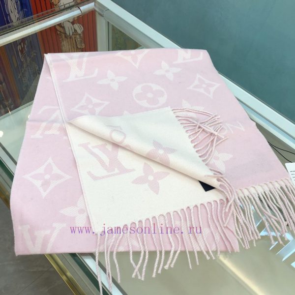 ️   ESSENTIAL2 scarf with jacquard weave patternSize 186x34cm 100% combed woolThe LV ESSENTIq56xlle9 - Image 4