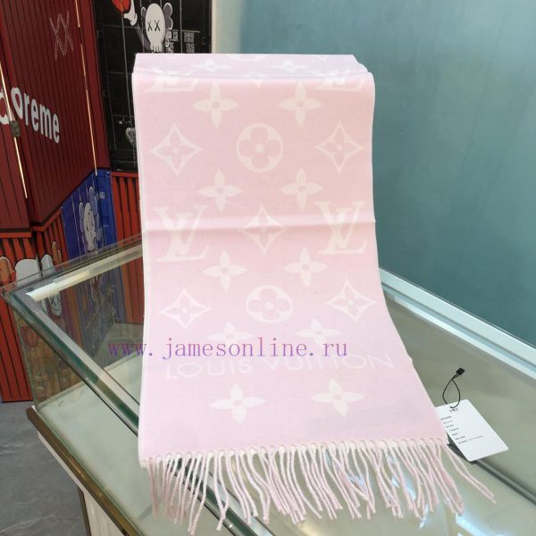 ️   ESSENTIAL2 scarf with jacquard weave patternSize 186x34cm 100% combed woolThe LV ESSENTIq56xlle9 - Image 5