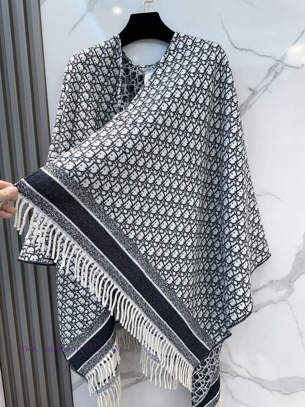 ️ Letter Overlapping DIOR Dior CD Jacquard Logo Printed Large Square Scarf Shawl Blanket Thrp6nzmrha - Image 15
