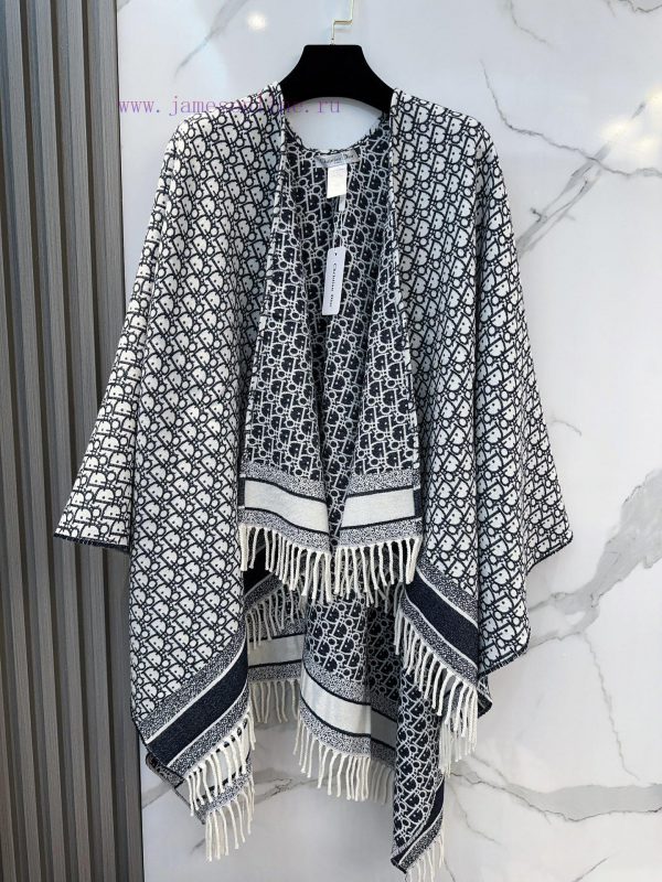 ️ Letter Overlapping DIOR Dior CD Jacquard Logo Printed Large Square Scarf Shawl Blanket Thrp6nzmrha - Image 19