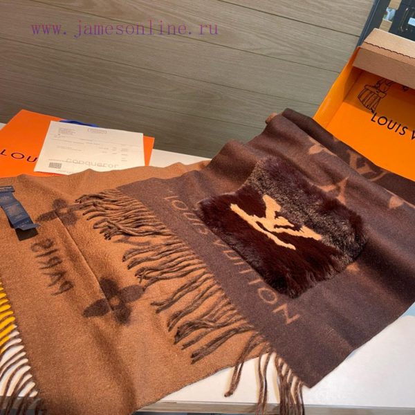 - L Pocket Cashmere Long Scarf LV New Shawl Scarf, Continuing the Winter Classic ️ Cashmere cq2utqwd - Image 16