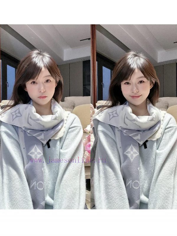 ️ Donkey brand essential double-sided presbyopia wool scarf~The presbyopia element is really0m0lkuqo - Image 2