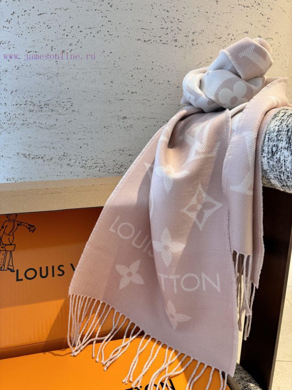 ️ Donkey brand essential double-sided presbyopia wool scarf~The presbyopia element is reallyihuoq66k - Image 7