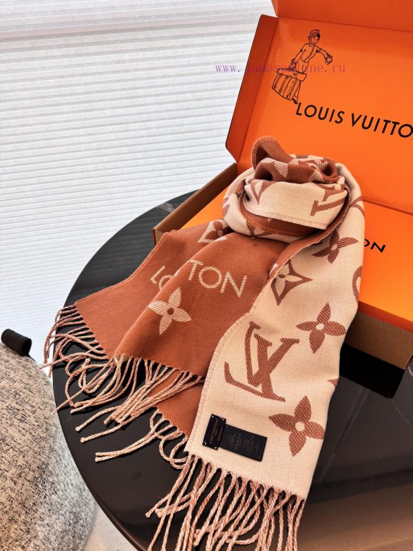 ️ Donkey brand essential double-sided presbyopia wool scarf~The presbyopia element is reallyryr0be3u - Image 9